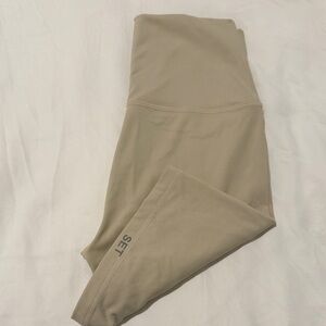 Set Active Luxform Bike Shorts Oat Milk Size: XS